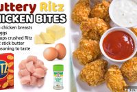 Crispy Butter Ritz Chicken Nuggets Recipe