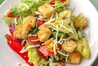 Pepperoni Pizza Salad Recipe — Crunchy Italian-Inspired Salad