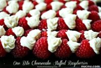 Mini Cheesecake-Stuffed Raspberries: Bite-Sized Dessert Bites