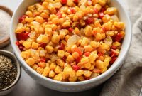 Crispy Pan-Fried Frozen Corn in 10 Minutes