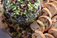 Cranberry Pistachio Goat Cheese Ball Recipe for Parties