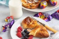 Air Fryer Creme Egg Croissant Recipe: Crispy Chocolate & Custard Croissant