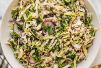Lemon Sumac Coleslaw (No Mayo) — Tangy, Fresh Side Dish