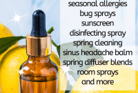 Spring Essential Oil Guide: Diffuser Blends, DIY Cleaners & Bug Spray