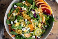 Winter Citrus Salad with Honey Dressing and Toasted Almonds