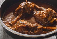 Cinnamon-Braised Lamb Shanks with Red Wine and Herbs