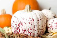 Splatter Pumpkin Ideas for Halloween Decorations and Crafts