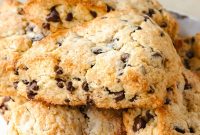 Crispy Chocolate Chip Scones Recipe for Perfect Morning Pastries