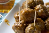 Maple-Glazed Slow Cooker Meatballs with Tangy Cranberry Sauce