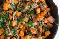Crispy Sweet Potato Hash with Bell Peppers and Herbs
