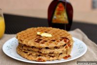 Oatmeal Cookie Waffles Made in a Blender: Quick Recipe