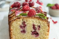 Ispahan Raspberry Loaf Cake Recipe for Elegant Tea-Time Treat
