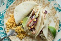 Crispy Fish Tacos with Spicy Lime Slaw