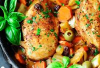 Mediterranean Fennel Chicken Recipe with Lemon and Herbs