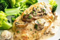 Creamy Chicken in Garlic Mushroom Sauce