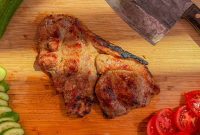 Grilled Vietnamese Lemongrass Pork Steaks with Caramelized Marinade