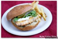 Crispy Salmon Burgers with Lemon Dill Sauce