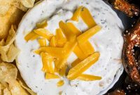 Cream Cheese Beer Pretzel Dip Recipe for Game Day Snacking
