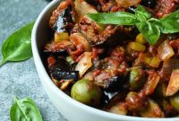 Sicilian Eggplant Caponata Recipe: Sweet-Sour Mediterranean Relish