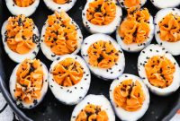 Spooky Halloween Deviled Eggs Recipe for Party Guests