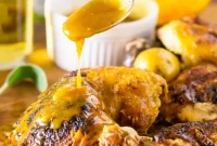 Spatchcock Chicken Roasted with Apple Cider Glaze