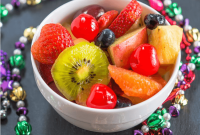 Boozy Mardi Gras Fruit Salad Recipe for Festive Parties