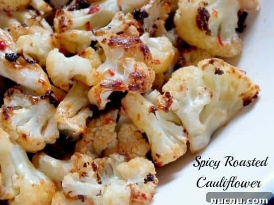 Spicy Roasted Cauliflower Side Dish -> Zesty Roasted Cauliflower with Chili and Garlic 2 spicy roasted cauliflower