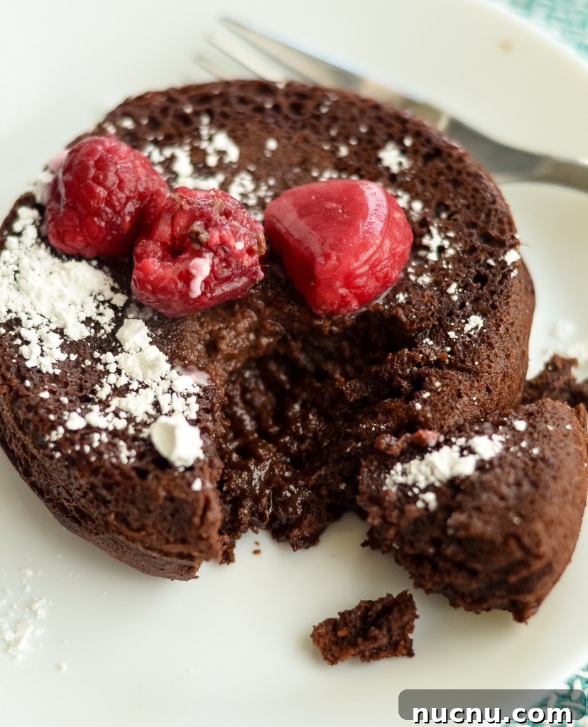 Air Fryer Chocolate Lava Cake (Gluten-Free Option) 2 gluten free air fryer chocolate hot lava cake