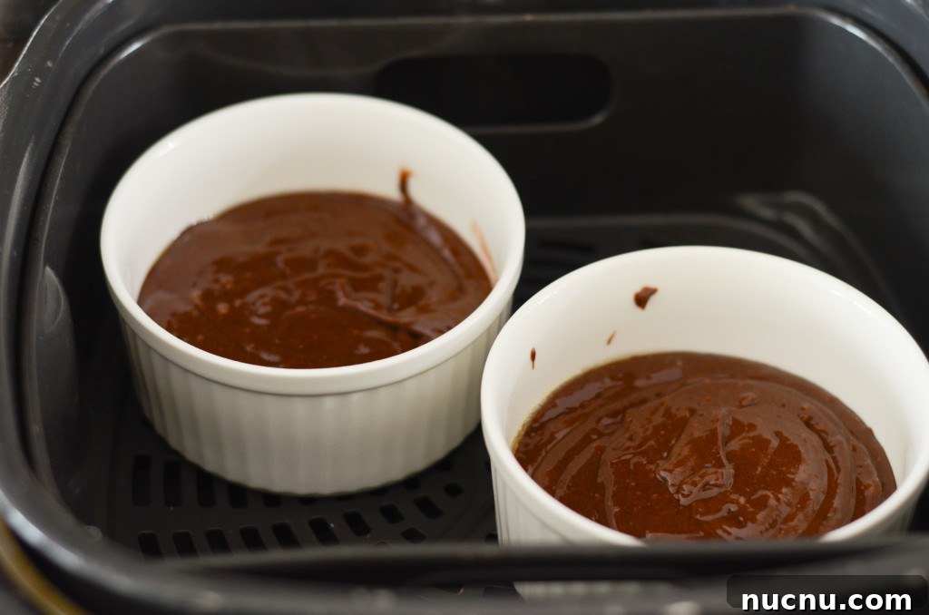 Air Fryer Chocolate Lava Cake (Gluten-Free Option) 4 gluten free air fryer chocolate hot lava cake