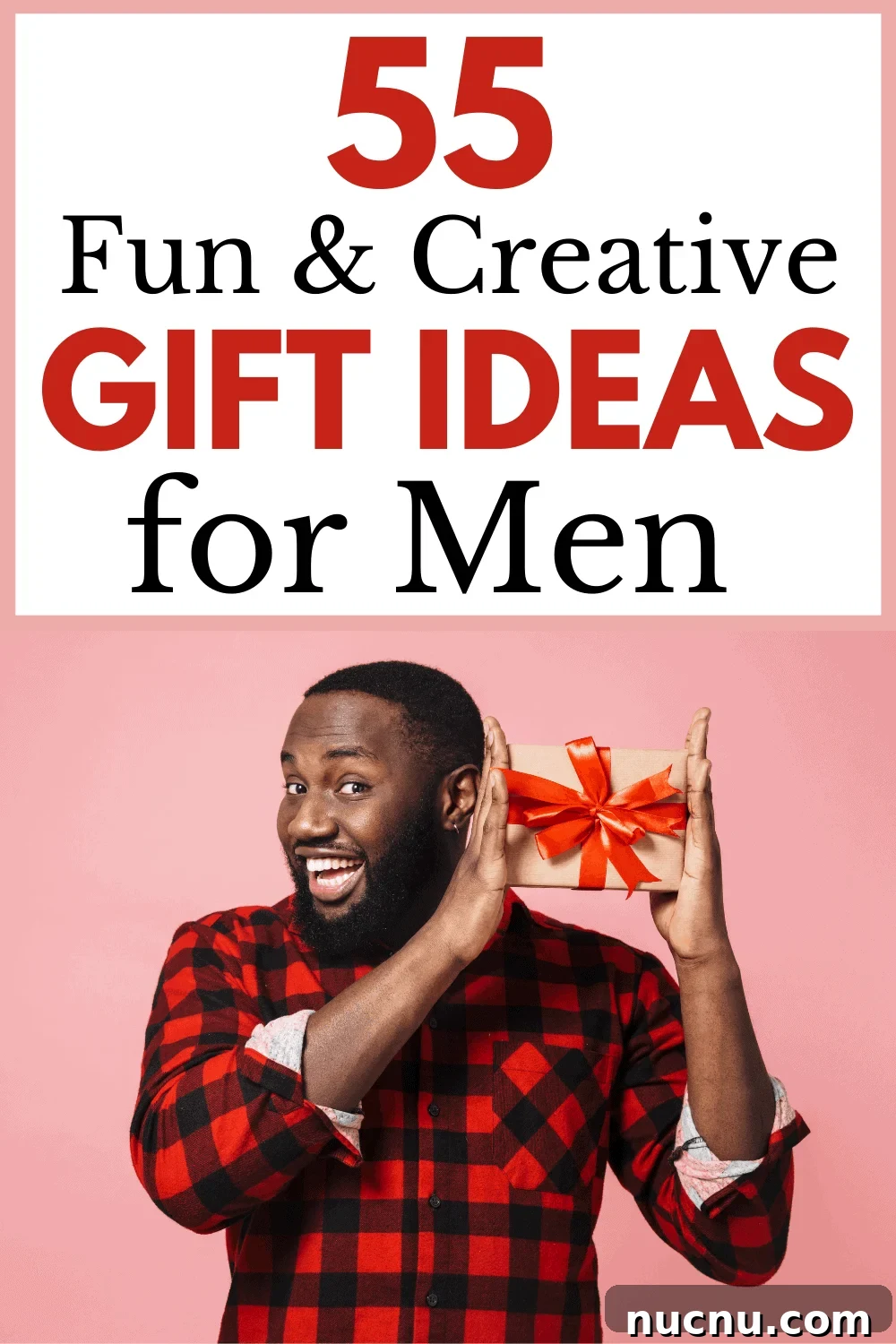 Gift ideas for guys! These creative, unique, and thoughtful gifts for men making shopping for your favorite guy easier than ever.
