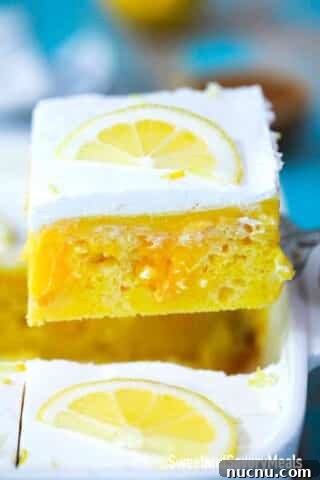 lemon poke cake