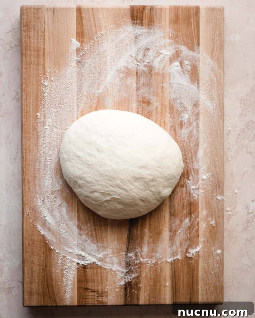 Homemade English Muffin Sandwich Bread Recipe for Soft Sandwiches 4 This homemade English muffin bread dough comes together easily and rises before baking.