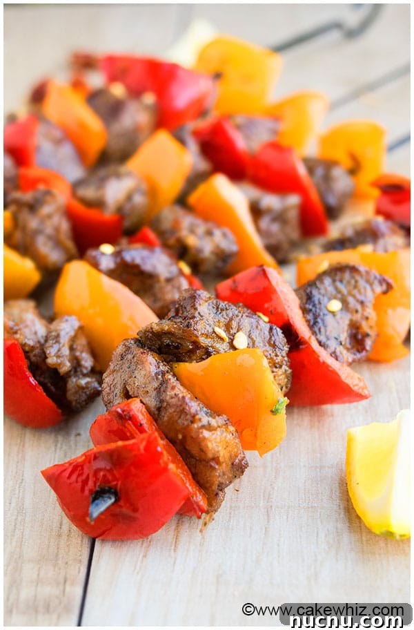 Steak Kabobs For Grilling and BBQ