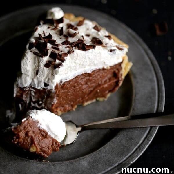 Chocolate Pudding Pie Recipe on RachelCooks.com
