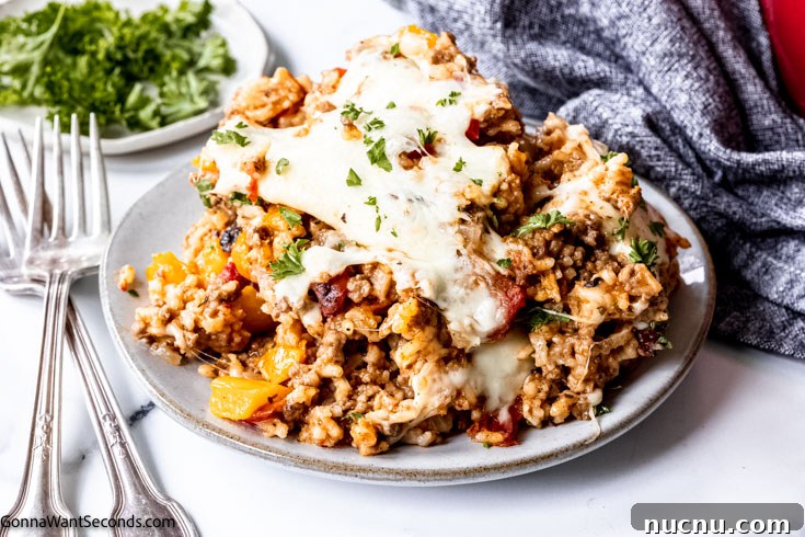 One-Pot Ground Beef Recipes for Quick Weeknight Dinners 3 unstuffed bell peppers on a plate