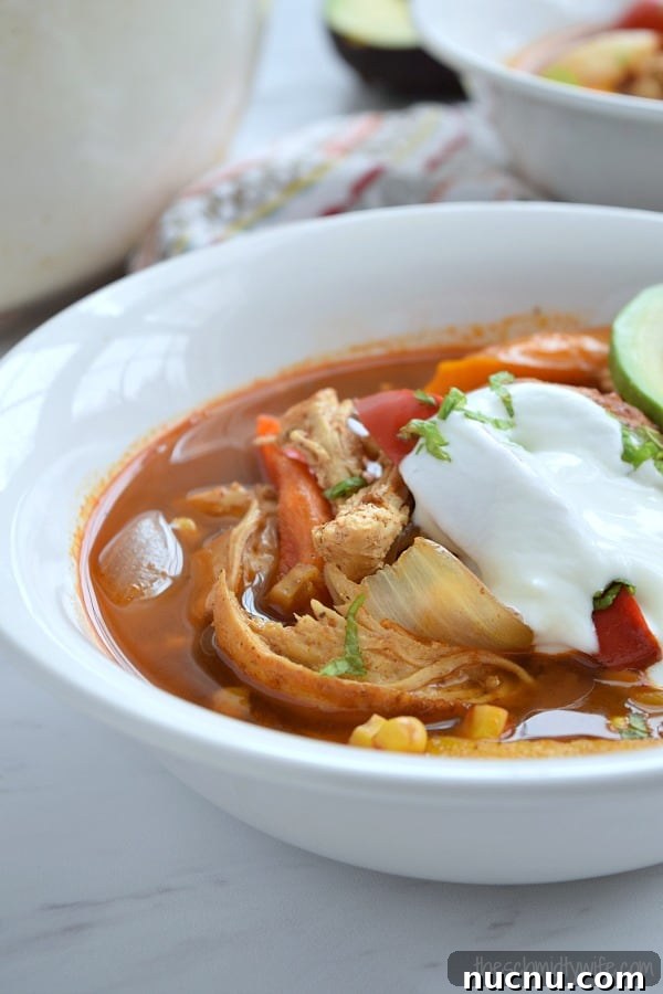 Chicken Fajita Soup
