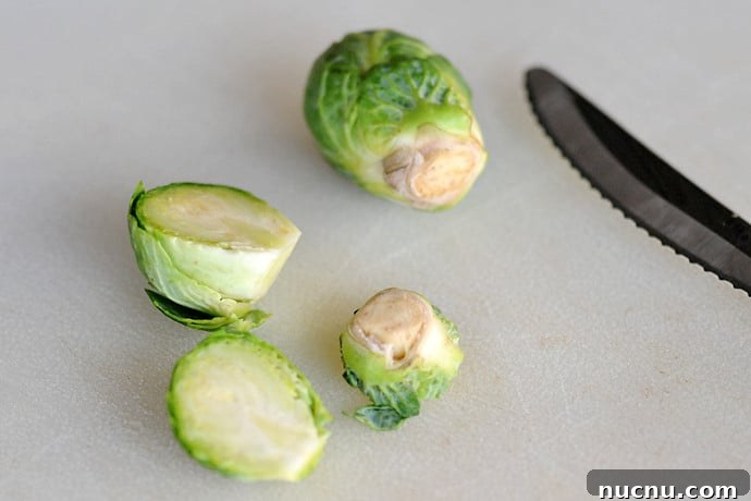 Charred Brussels Sprouts with Crispy Almonds and Lemon Zest 5 Charred Brussels Sprouts from Zestuous