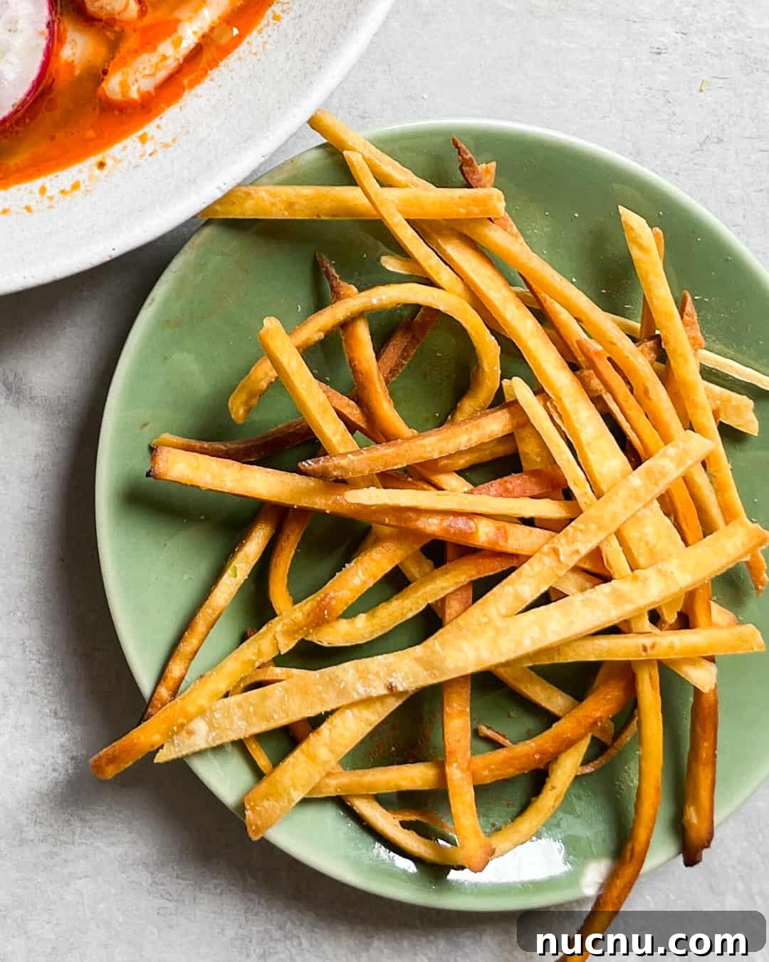 Gluten-Free Chicken Tortilla Soup Recipe for Weeknight Dinners 3 Crispy Fried Tortilla Strips