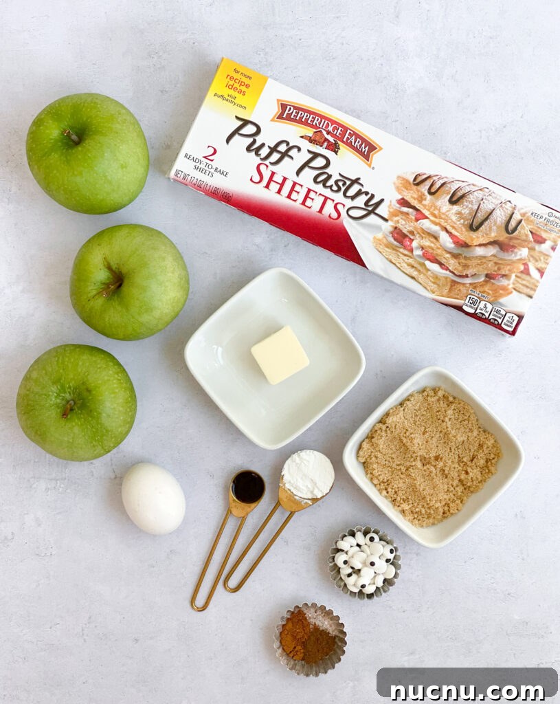 ingredients to make hand pies