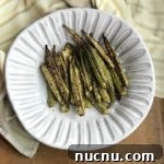 roasted za'atar okra