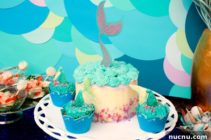 Mermaid Tail Cupcakes: Step-by-Step Recipe for Stunning Treats 13 These adorable mermaid tail cupcakes are easy to make with this tutorial and the perfect addition to your Under The Sea party.