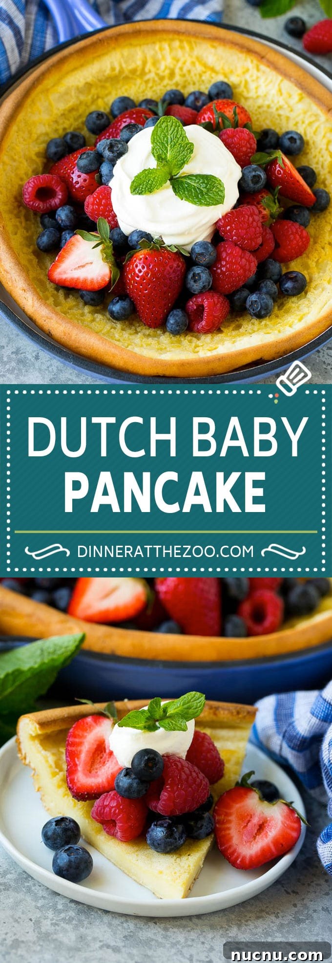 Dutch Baby Pancake Recipe | Puffed Pancake | Skillet Pancake
