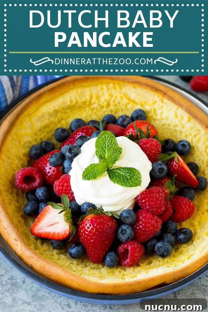 Fluffy Dutch Baby Pancake: Simple Oven-Baked Brunch Recipe 2 Dutch Baby Pancake Recipe | Puffed Pancake | Skillet Pancake