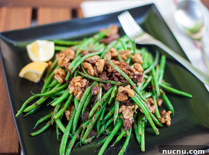 Green Bean and Bacon Salad | SaltPepperSkillet.com
