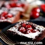 Decadent Black Forest Fudge Bars: Cherry Chocolate Dessert Recipe 7 Fudgy Black Forest Bars | Melanie Makes
