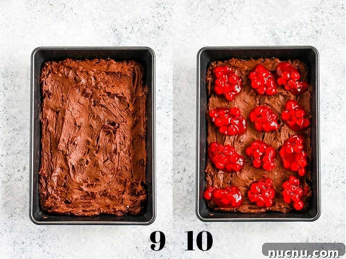 Decadent Black Forest Fudge Bars: Cherry Chocolate Dessert Recipe 5 img 14638 8