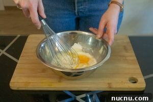 Authentic Armenian Gata (Nazook) Recipe — Traditional Pastry Guide 12 Mixing the wet ingredients