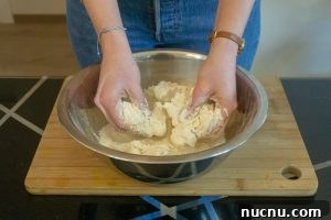 Authentic Armenian Gata (Nazook) Recipe — Traditional Pastry Guide 13 Mixing the dry ingredients