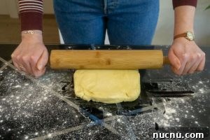 Authentic Armenian Gata (Nazook) Recipe — Traditional Pastry Guide 15 Rolling out the gata dough