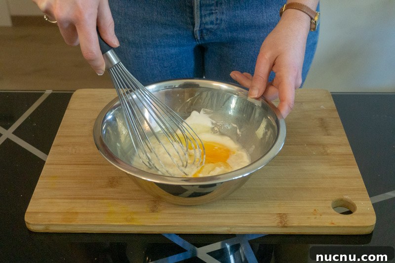 Authentic Armenian Gata (Nazook) Recipe — Traditional Pastry Guide 3 Mixing the wet ingredients